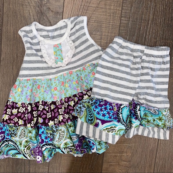 Other - 2 Piece Ruffle Outfit 2-3T